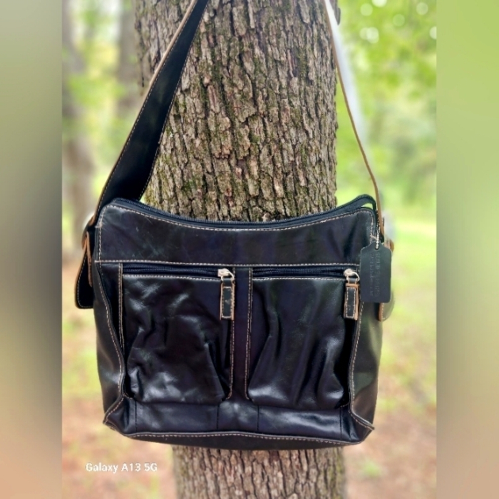 Worthington Patent Leather Shoulder Bag